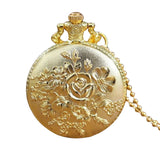 Golden Bloom Taschenuhr