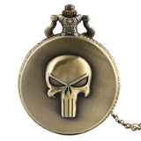 Punisher-Totenkopf-Taschenuhr