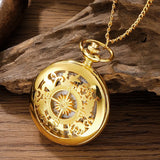 Gold Gear Steampunk Taschenuhr