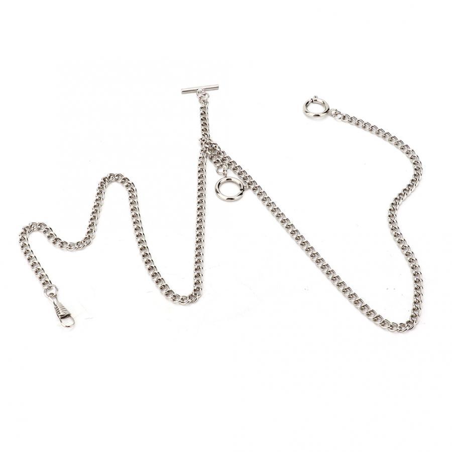 Taschenuhr Silber TREEWETO Taschenuhrkette – Vintage Albert-Kette